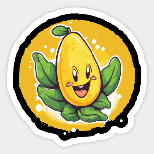 Tropical Mango Delight Sticker